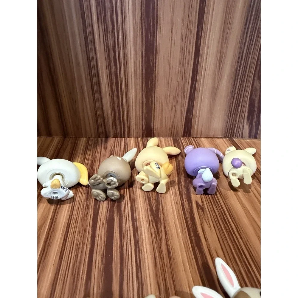 Littlest Pet Shop LPS Lot of 9 Rabbits Bunnies Hasbro Mixed Authentic Figures